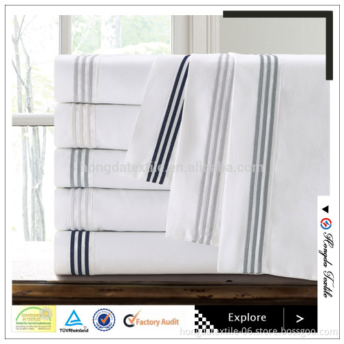 Wholesale new style embroidery design bed sheets bedding set by China supplier